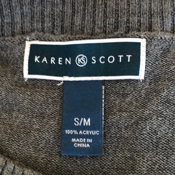 Karen Scott ruffled poncho - Picture 4 of 6